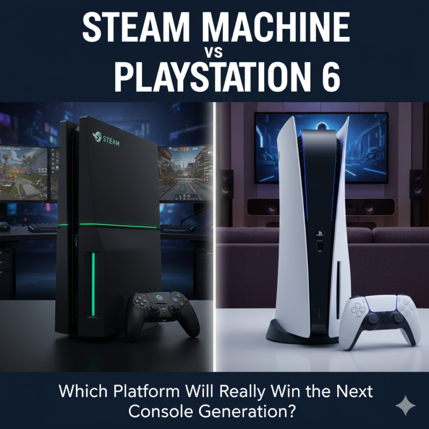 Steam Machine vs PlayStation 6: Next Console War