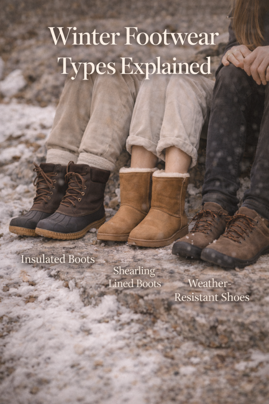 The Ultimate Guide to Winter Shoes for Cold Weather Comfort Winter Footwear Types Explained: Stay Warm Without Sacrificing Style