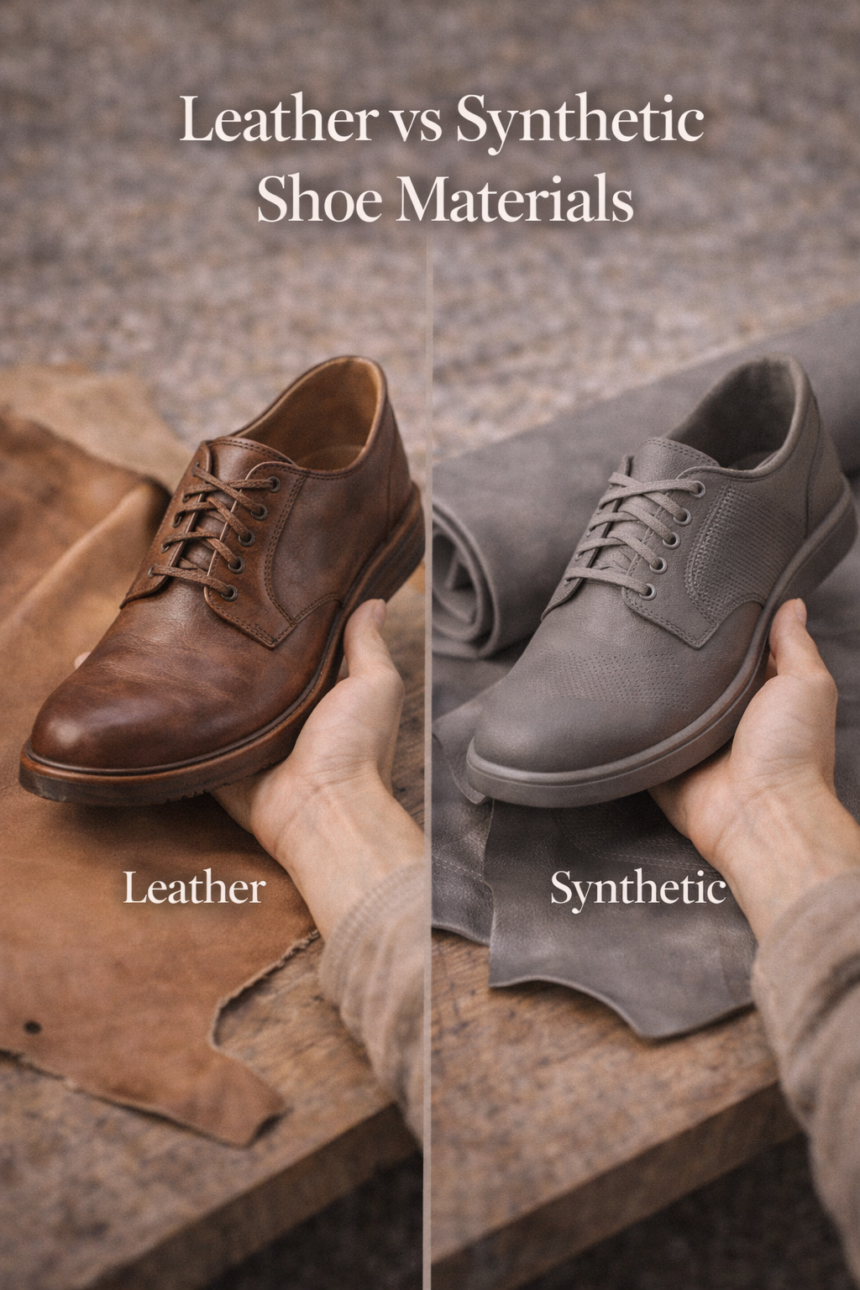 Most People Choose Shoes Without Understanding the Materials Leather or Synthetic? The Shoe Material Debate Explained
