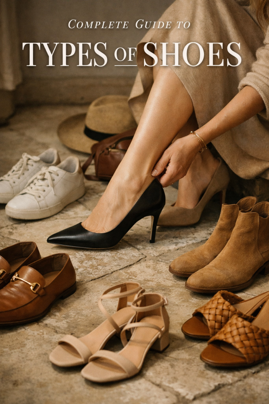 The Complete Guide to Types of Shoes: Styles, Structure & Purpose