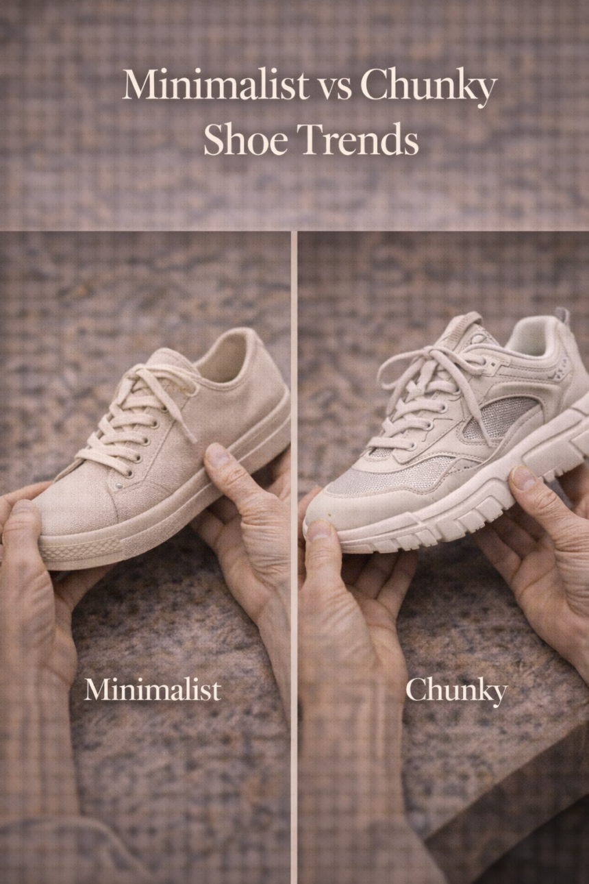 Minimal or Chunky? The Trend Dividing Modern Footwear Why Shoes Are Getting Bigger - Or Smaller - Than Ever