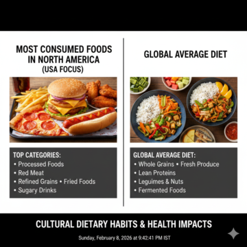 Most Consumed Foods in North America (USA Focus)