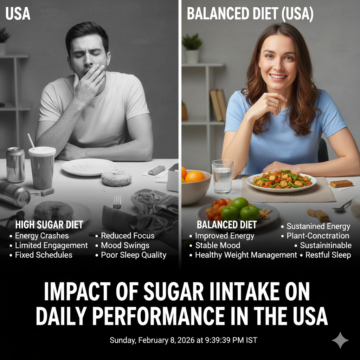 Impact of Sugar Intake on Daily Performance in the USA