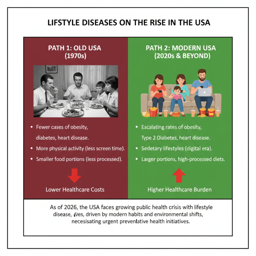 How Lifestyle Diseases Are Increasing in the USA How Lifestyle Diseases Are Increasing in the USA