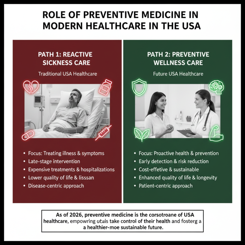 Role of Preventive Medicine in Modern Healthcare in the USA Role of Preventive Medicine in Modern Healthcare in the USA