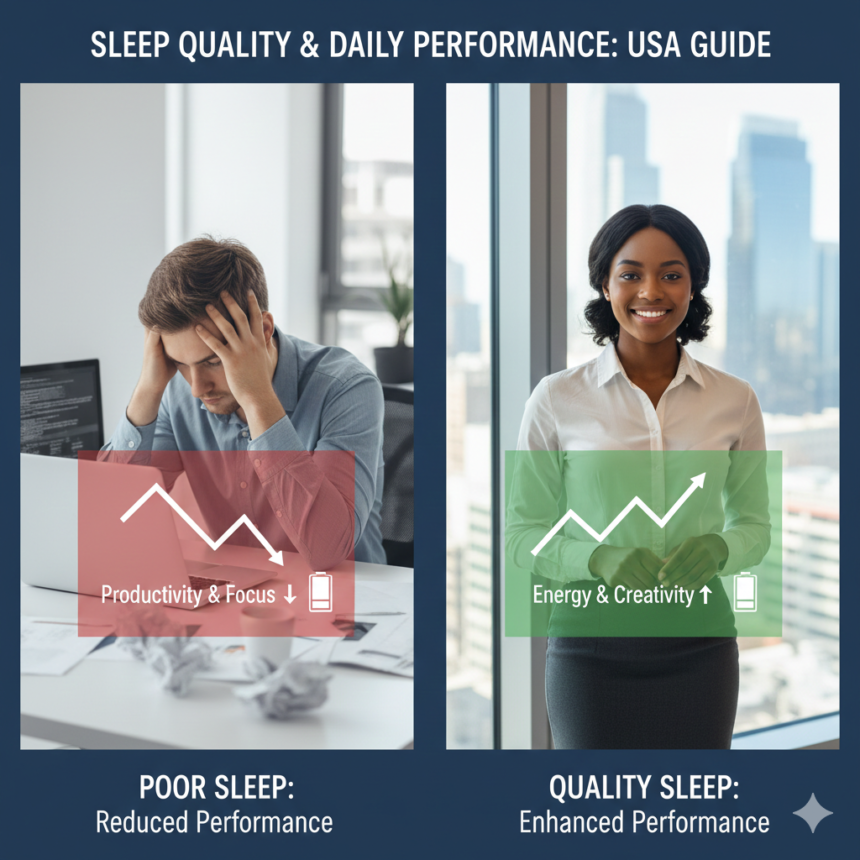 How Sleep Quality Impacts Daily Performance in the USA