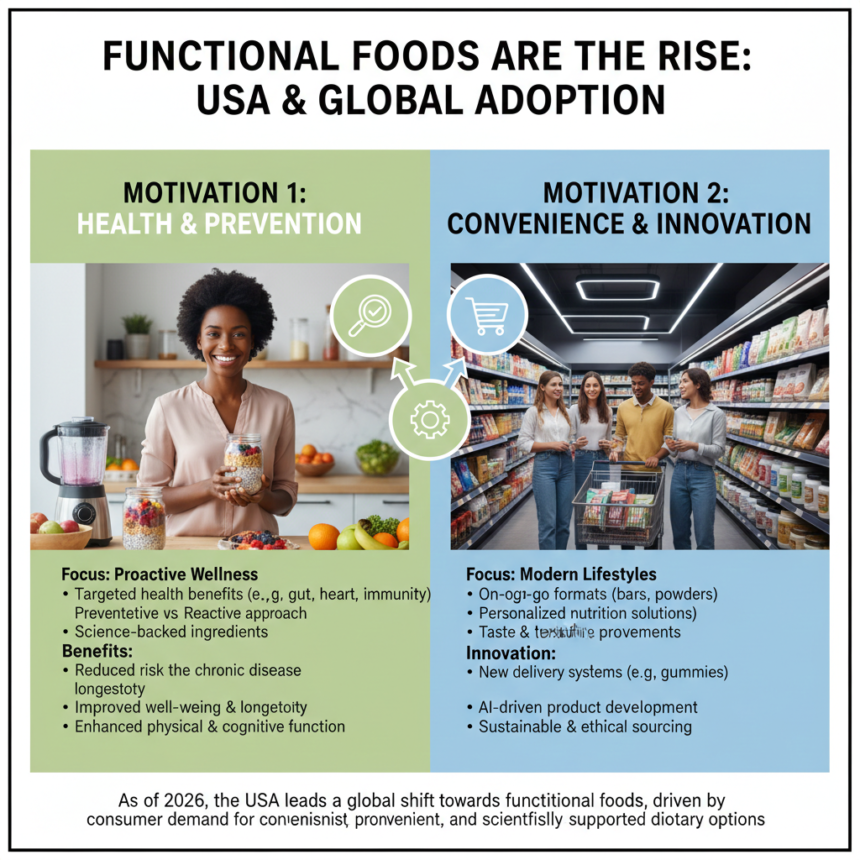 Rise of Functional Foods in Developed Countries (USA Focus)