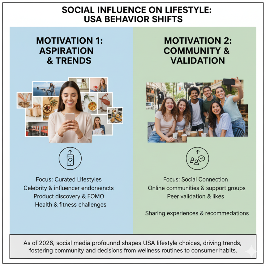 How Social Media Influences Lifestyle Decisions in the USA