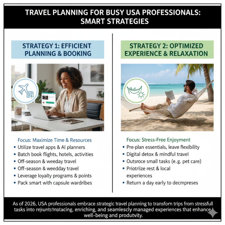 Best Travel Planning Strategies for Busy People in the USA