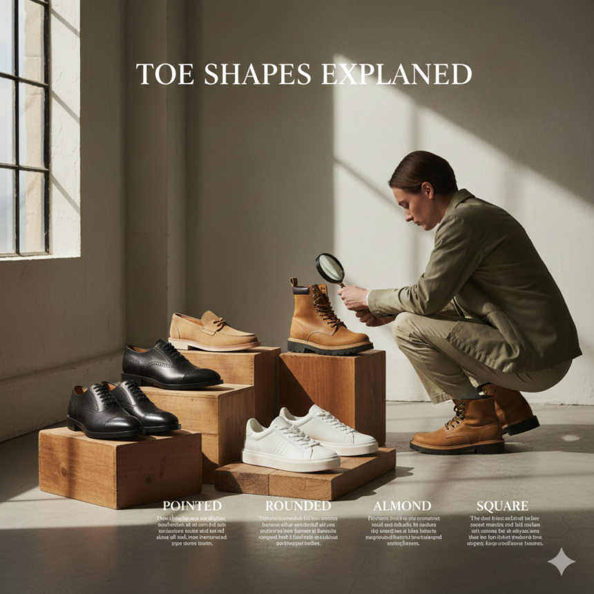 Round, Square or Pointed? The Secret Language of Shoe Design The Small Detail That Completely Changes How Shoes Look