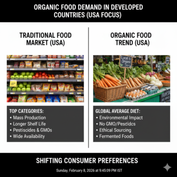 Organic Food Demand in Developed Countries (USA Focus)