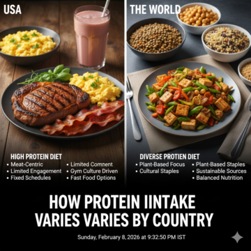How Protein Intake Varies by Country: USA vs the World