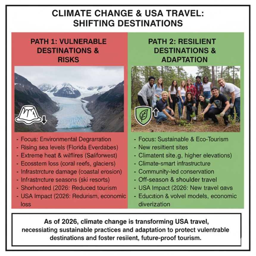 How Climate Change Is Affecting Travel Destinations in the USA