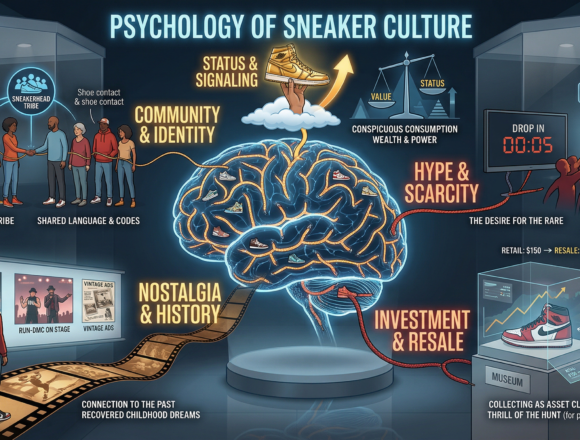 The Hidden Psychology Behind Sneaker Obsession Why Sneaker Culture Feels So Addictive (It’s Psychological)